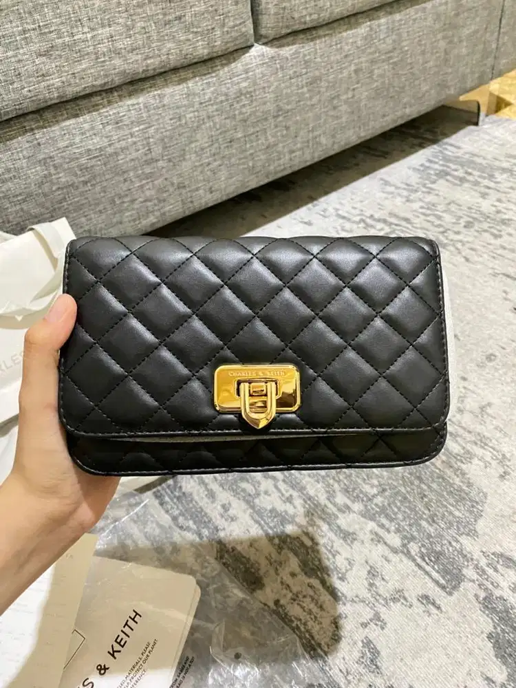 Charles And Keith Cressida Quilted Bag