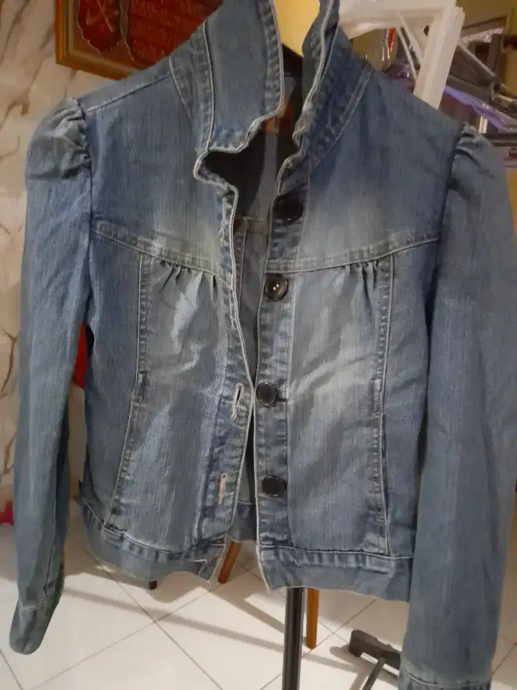Jaket Jeans Wanita Premium size S