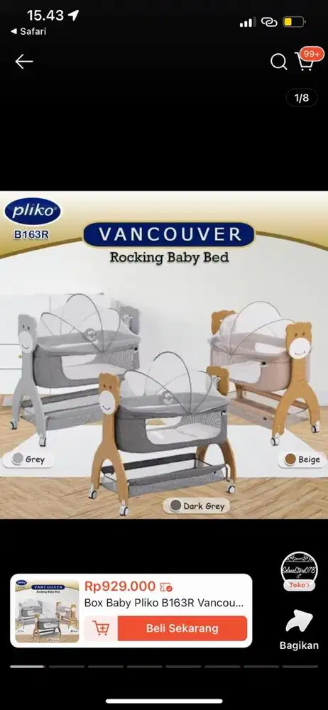 Box bayi merek pliko