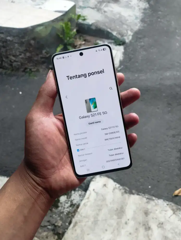 FS SAMSUNG S21 FE 5G 8/256 MASIH MULUS ( PEMAKAIAN )