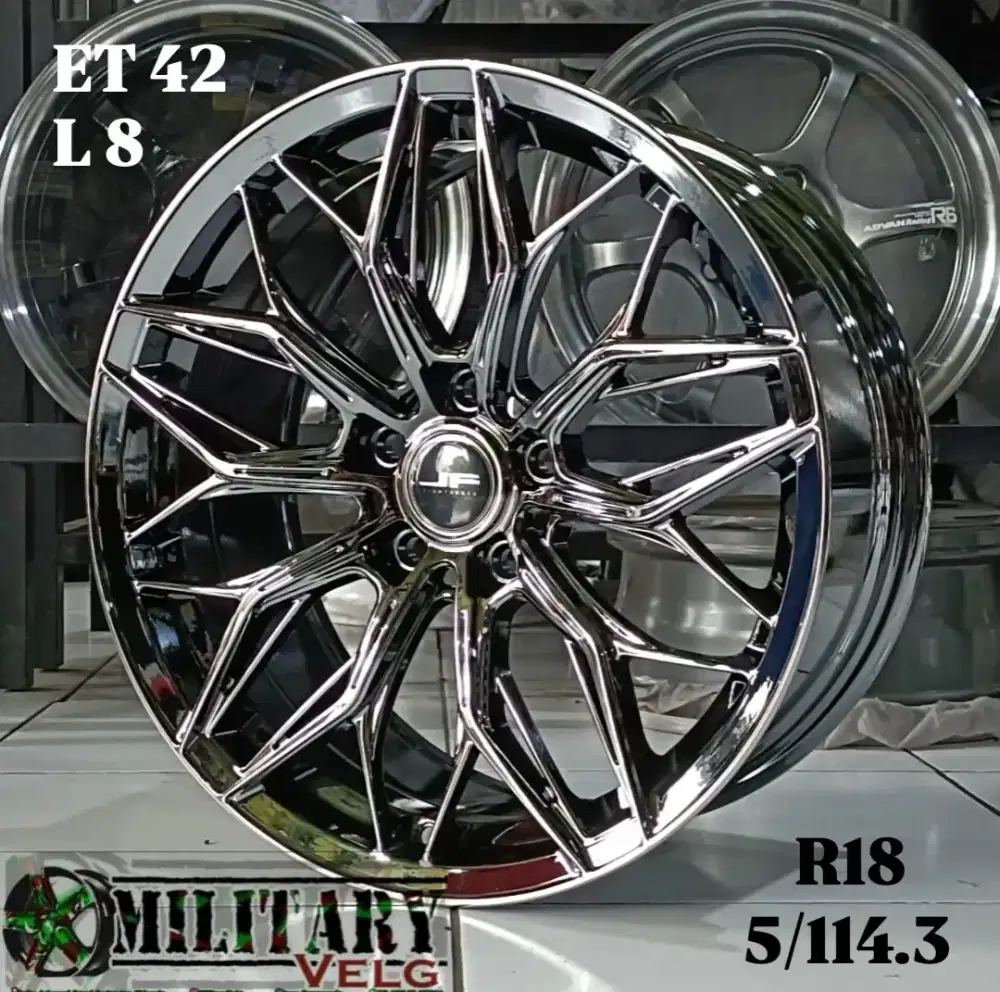 JF F796 Flowforming R18 Blackchrome