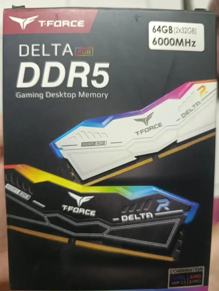 T-FORCE DELTA RGB DDR5 64GB 6000MHz