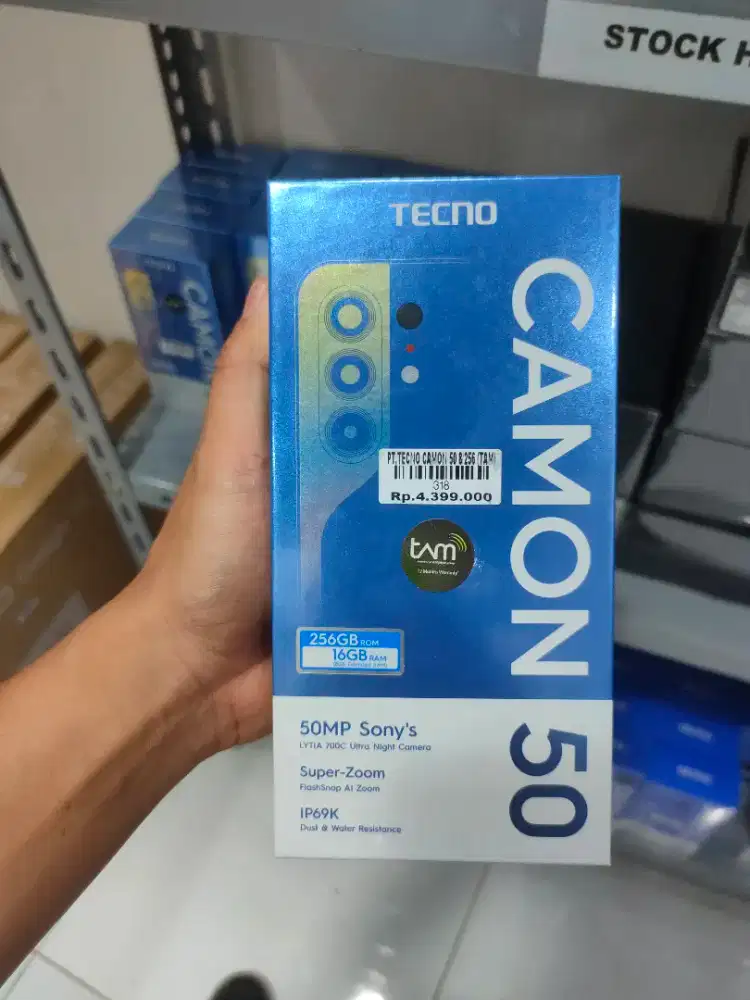 TECNO CAMON 50 8/128GB | ATLANTIS DAHSYAT