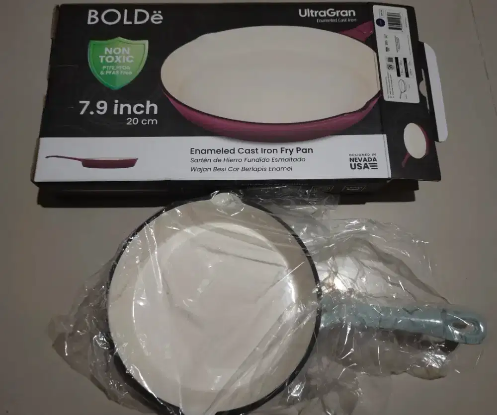 Wajan BOLDE - UltraGran Enamel Cast Iron Frypan l
Size : 20 Cm
