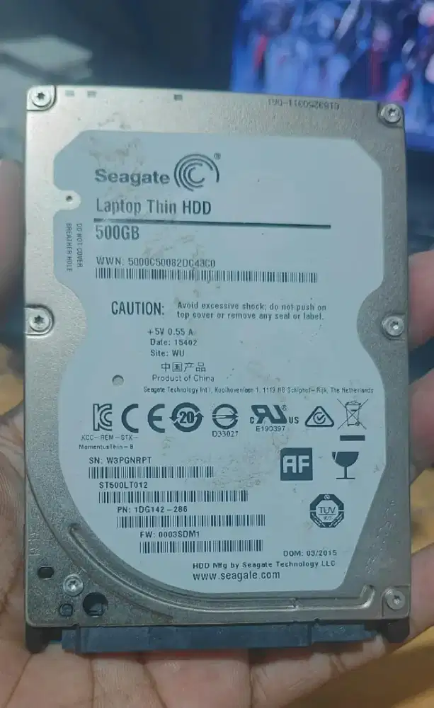 Hardisk laptop 500 GB