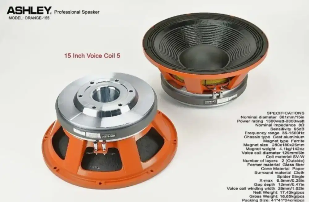 Speaker Ashley ORANGE 155