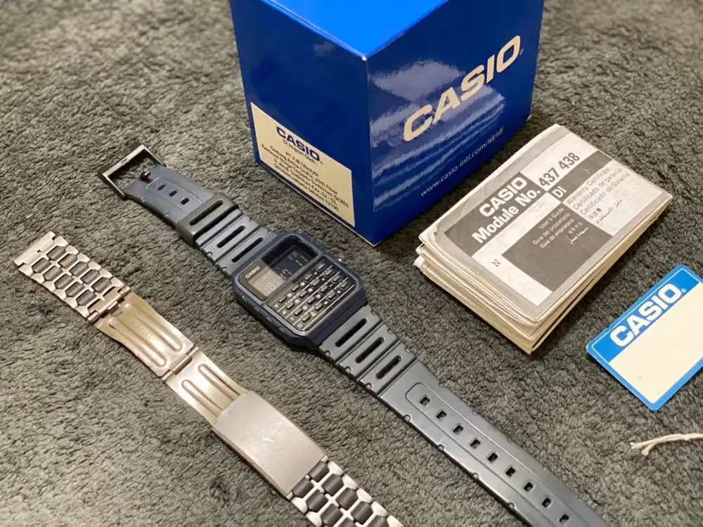 JAM TANGAN CASIO CALCULATOR WATCH CA-53WF ORI SECOND