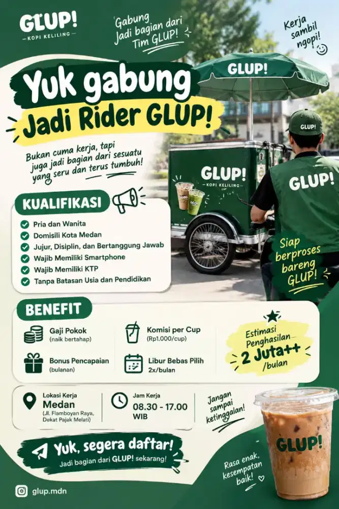 LOKER RIDER KOPI KELILING