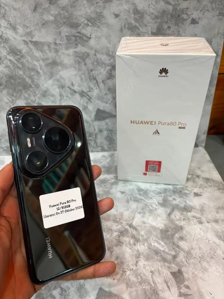 Huawei Pura 80 Pro 12/512GB Black (Garansi ON 27 Oktober 2026)