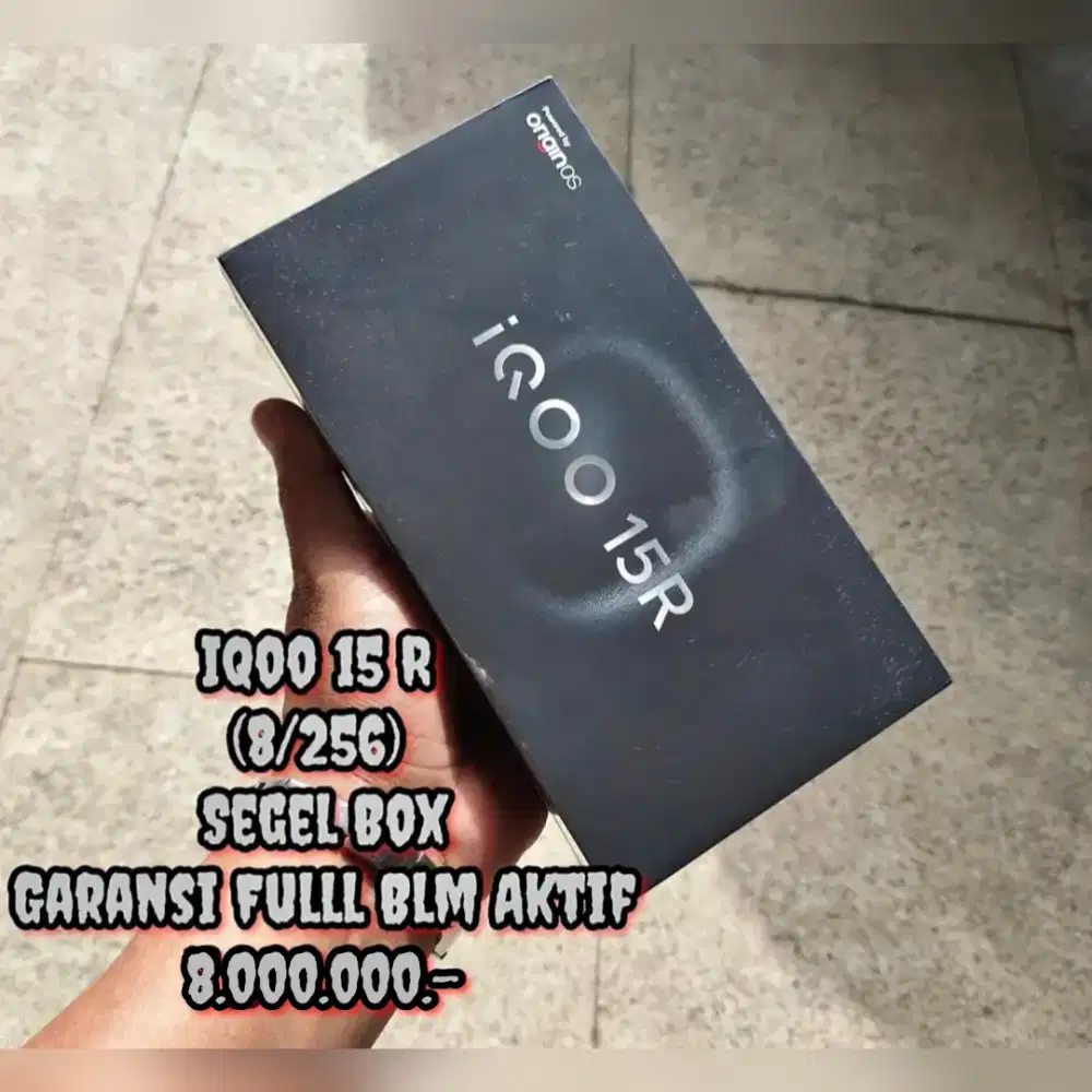 Iqoo 15 R (8/256) Segel Box