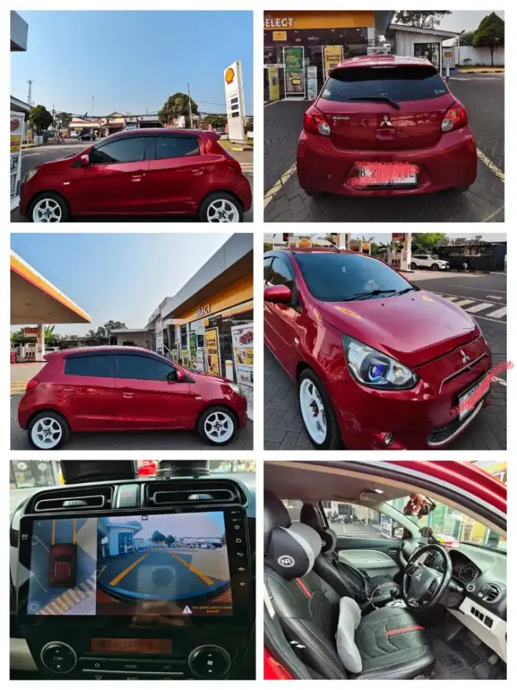 Mirage Exceed 2014 Merah Metalik