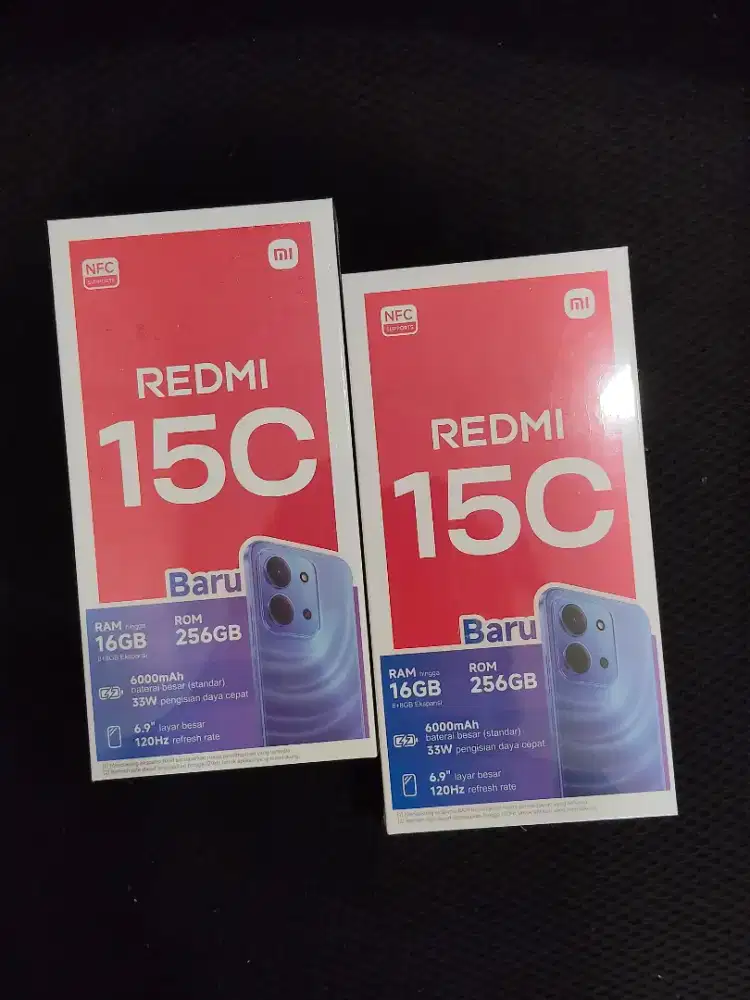 REDMI 15C 8/256GB NEW GARANSI RESMI