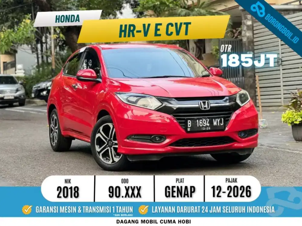 Honda HRV E CVT AT 2018 Merah