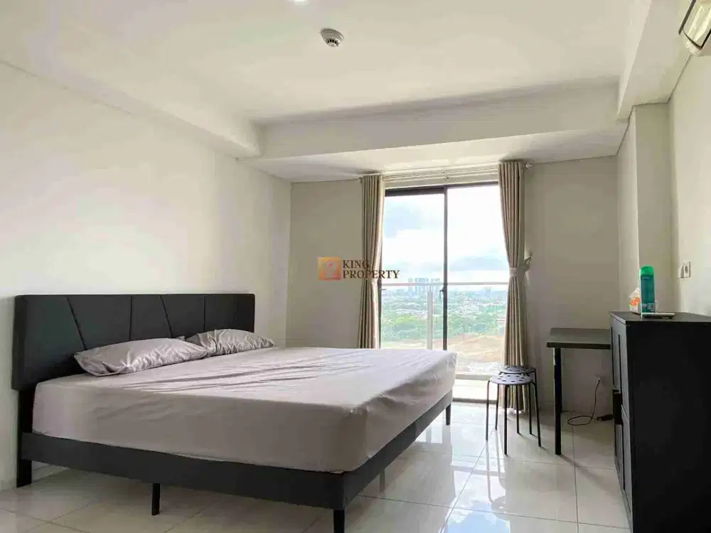 Super Cozy! Studio Furnished Minimalis Siap Huni Apartemen Daan Mogot City, View Kota Jakarta