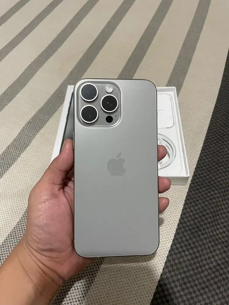 iPhone 15 Promax 256gb Ex Inter (Natural Titanium)