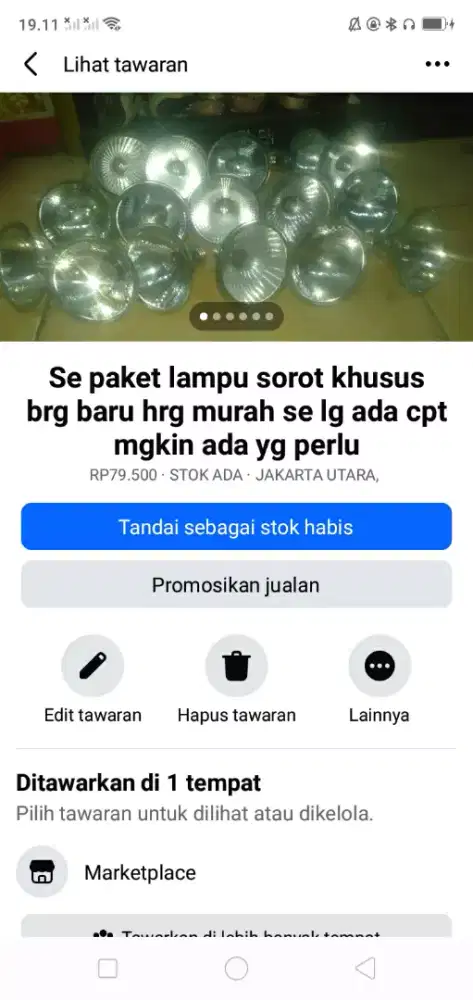 Se paket lampu sorot khusus brg baru hrg murah mgkin ada yg tertarik