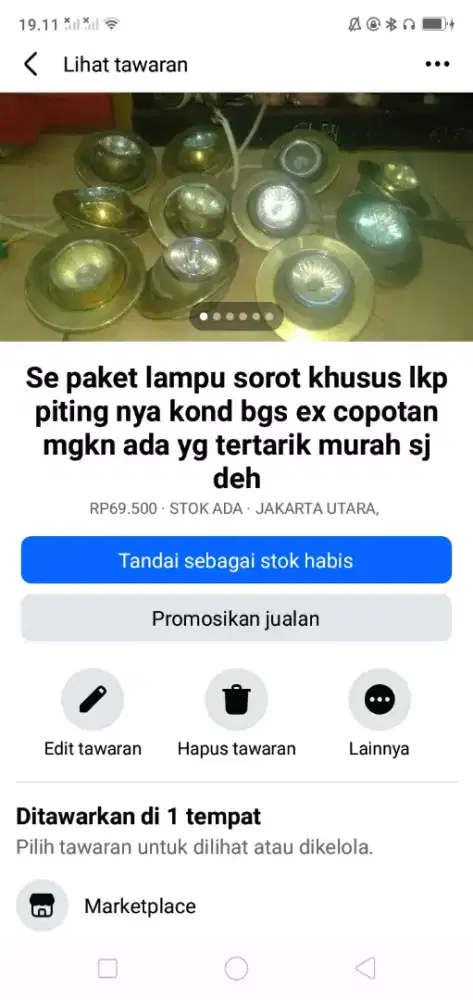 Se paket lampu sorot khusus brg baru hrg murah mgkin ada yg tertarik