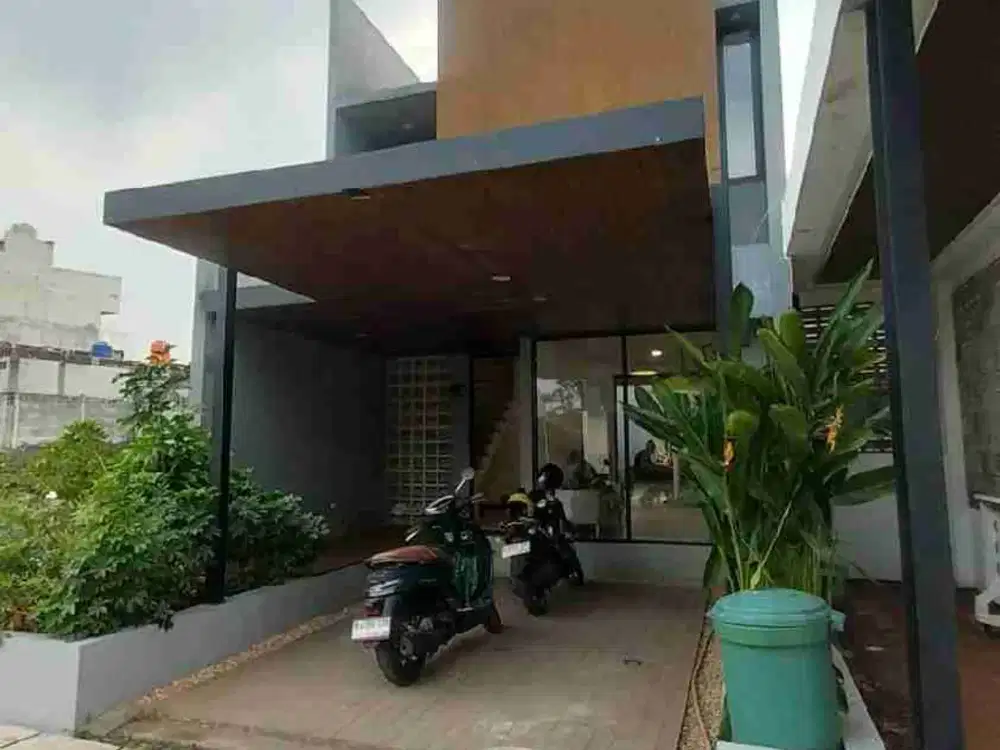 Rumah 2 lt Modern Minimalis di Bintaro hanya 1,4 M