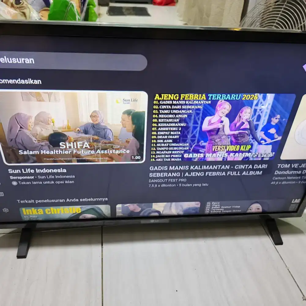 Tv smart digital LG 32 full set siap pakai