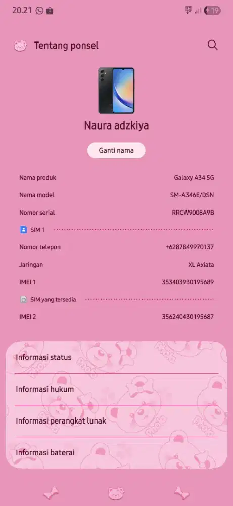Samsung a34 5g ram 8