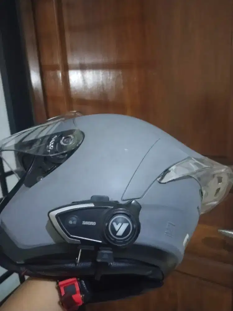 Jual Helm NJS kronoz + Intercom Zacro Y80 2x