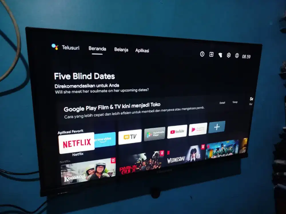Tv led android tv 32inc