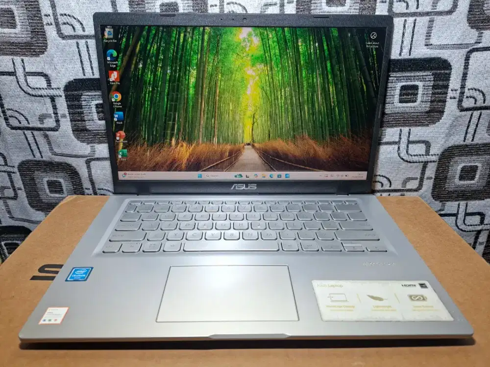Laptop Asus VivoBook A416M keyboard nyala slim bazelless batre awet