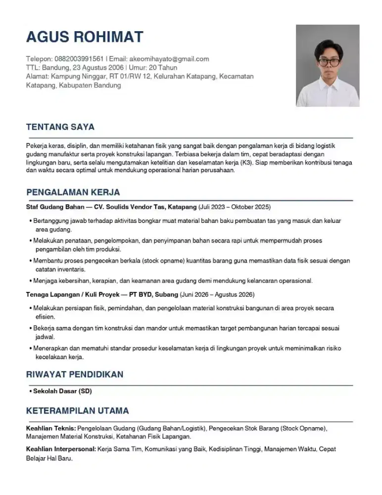 Mencari pekerjaan