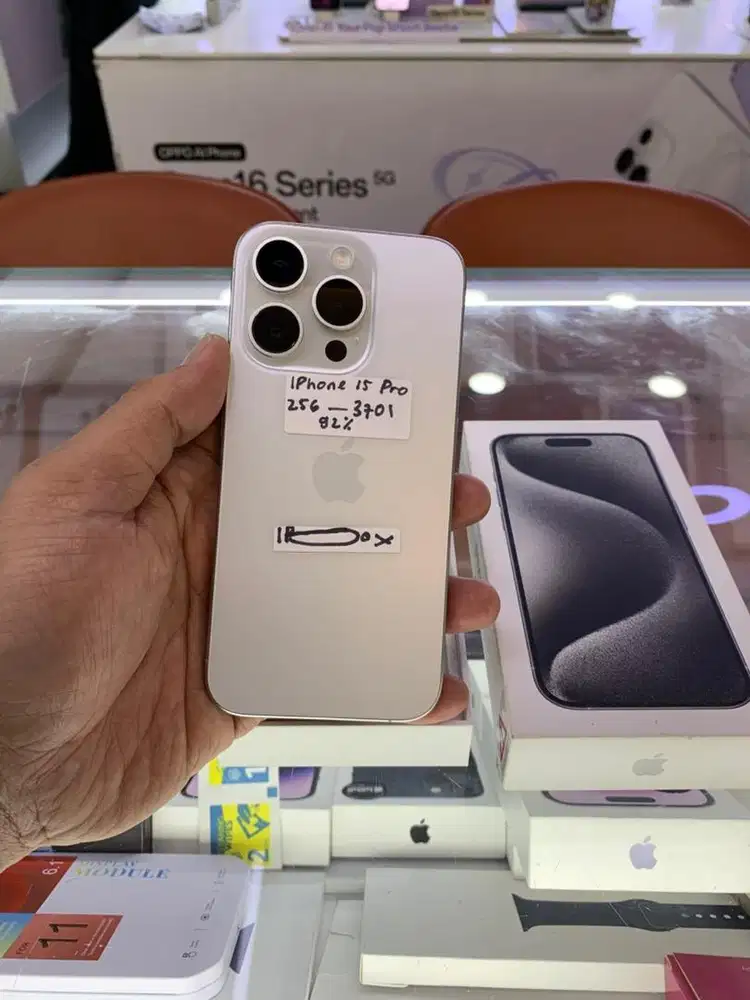 Iphone 15 Pro 256 Gb White Titanium Ibox resmi