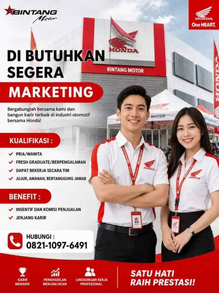 LOKER SALES LAPANGAN  HONDA