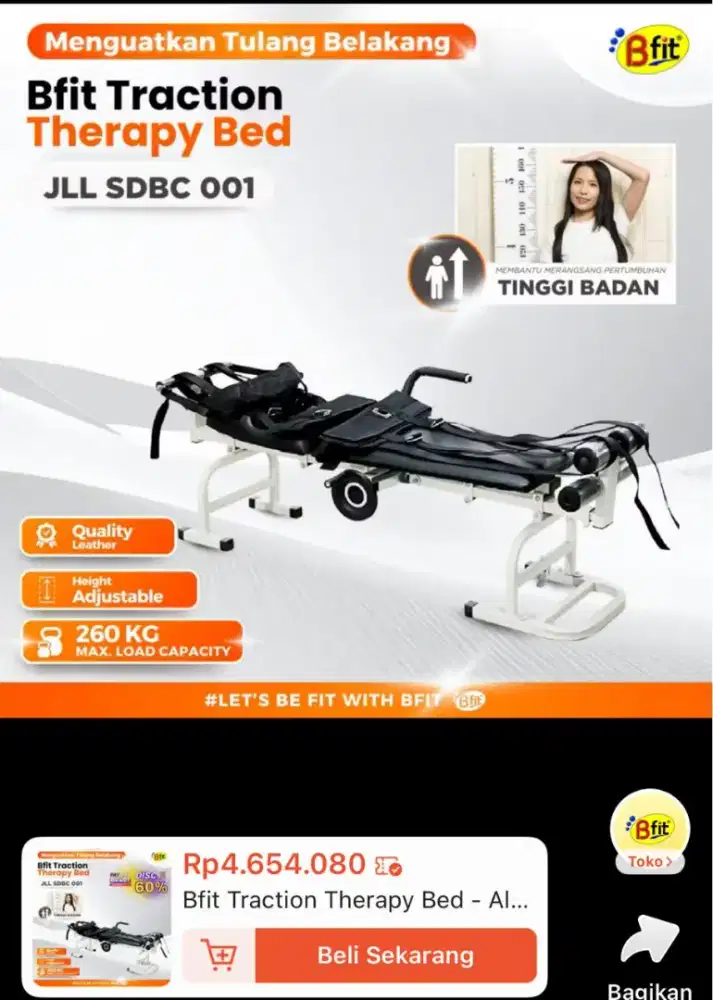 Alat fitnes untuk meninggikan badan