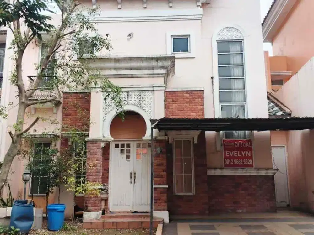 Dijual cepat murah rumah LT 180 di cluster alicante gading serpong