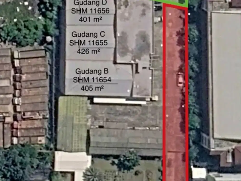Dijual Cepat Lahan Strategis di Kamal Raya cocok utk Gudang, workshop