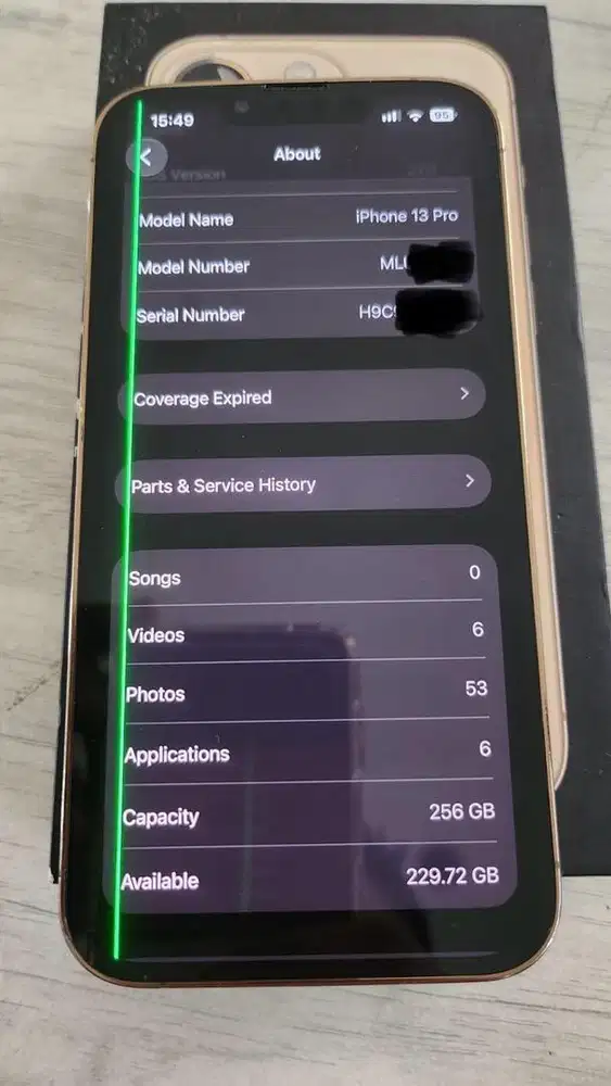 Iphone 13 pro gold 256 ex inter mulus