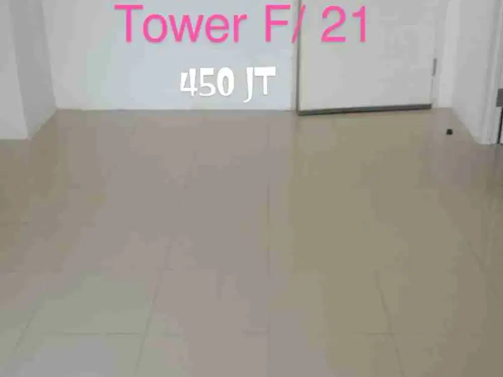 JUAL Unit Apartemen 2KT Unfirnish SHM Twr Flamboyan Bassura City
