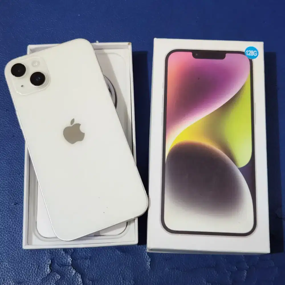iPhone 14 plus 128gb fullset mulus no minus