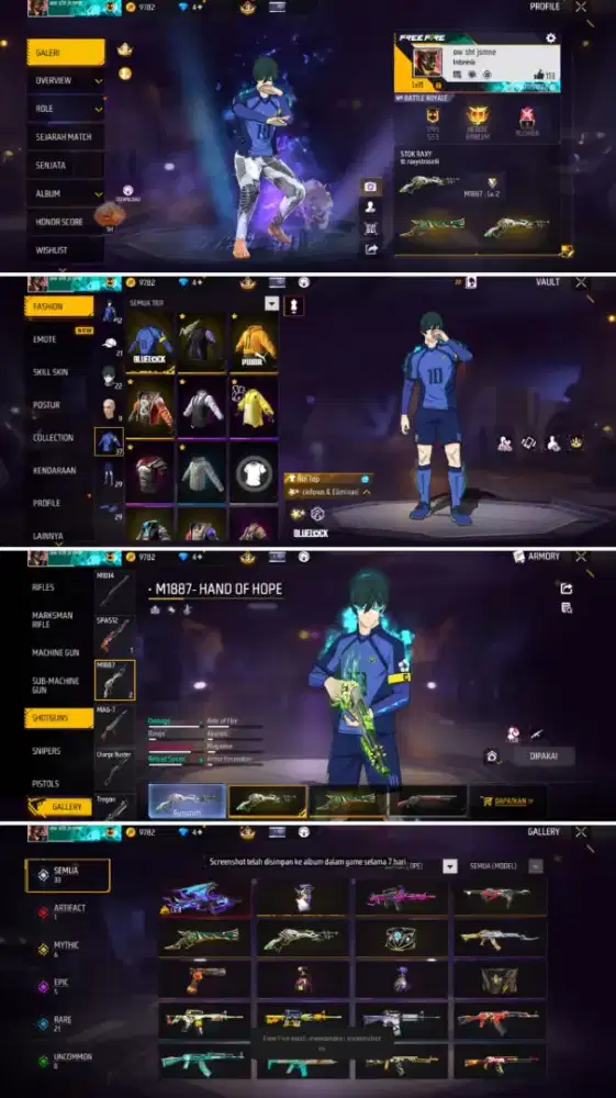 Jual AKUN POLOSAN SG LUMUT & TROMPET