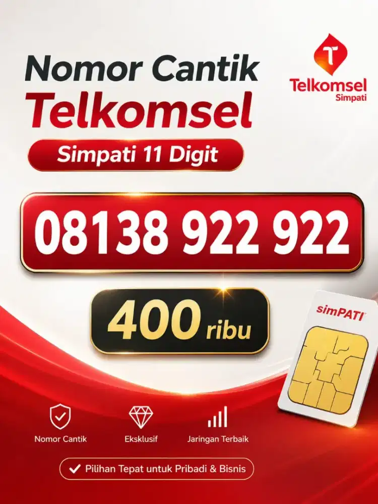 Nomor cantik telkomsel simpati 11 digit