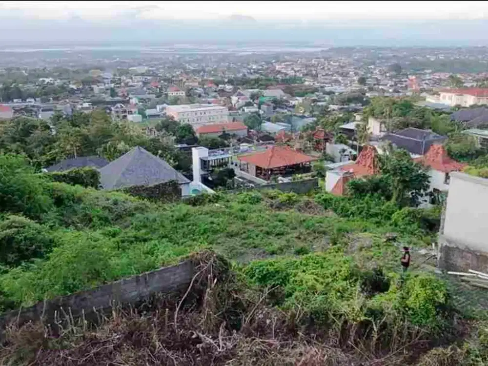 Tanah 702m² Jimbaran View Laut Lebar Depan 29 Meter