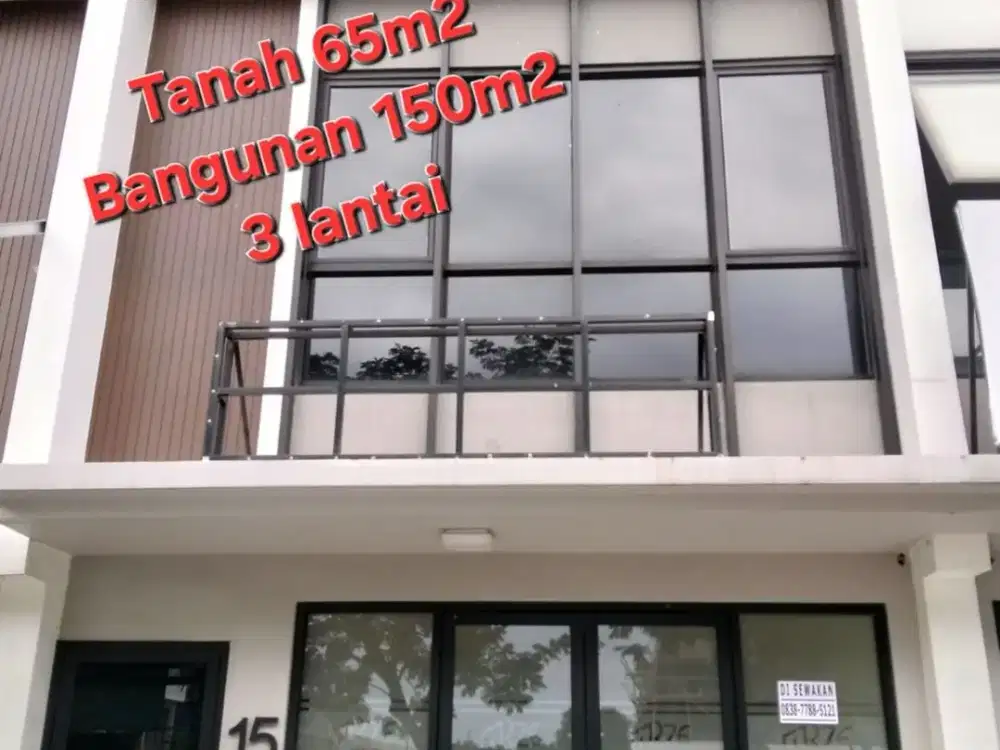 L38. Disewakan Ruko The Hive Uptown 3 lantai Lippo cikarang