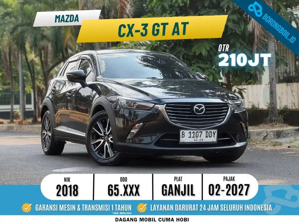 TANGAN PERTAMA!!CX3 GT AT 2018 SIAP PAKAI