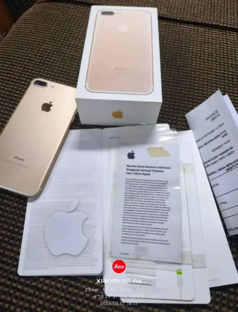 iPhone 7+ 128 iBox mulluuss siap pakai