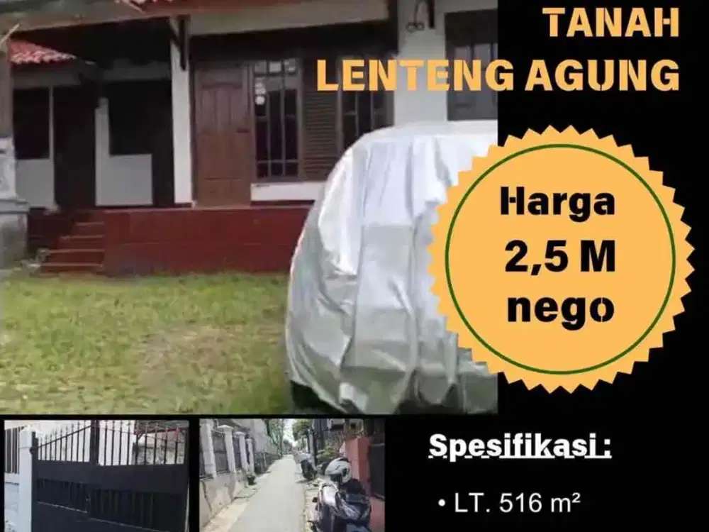 Rumah hitung tanah di Lenteng Agung Jakarta Selatan