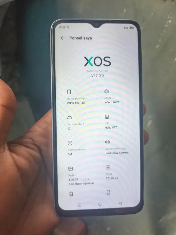 INFINIX HOT 30 I 8/128 GB HP CAS