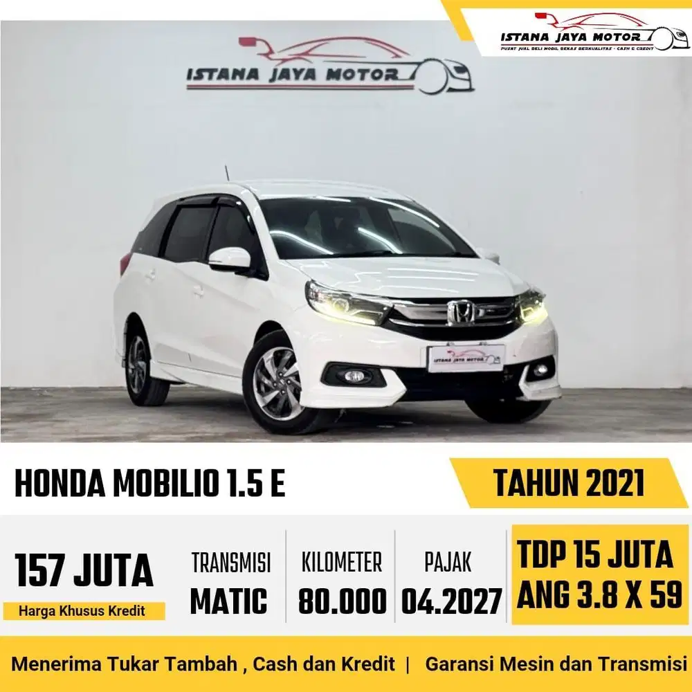 FACELIFT !! Honda Mobilio E 1.5 Automatic 2021 Putih