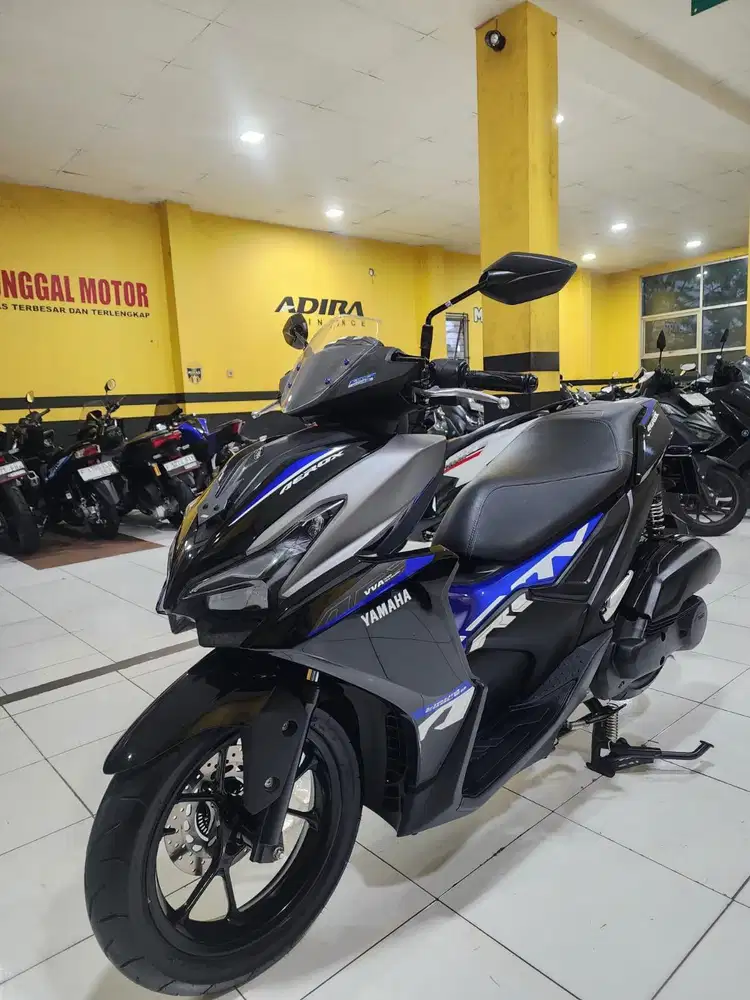 New aerox alpha black gery unit spesial