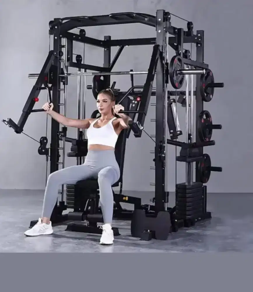 Smith machine multygym trainer komersial fitness import