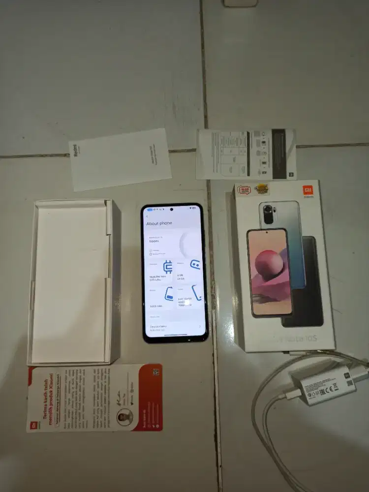 Redmi Note 10S 6/64 FULL SET (BACA DESKRIPSI SEBELUM BERTANYA!!)
