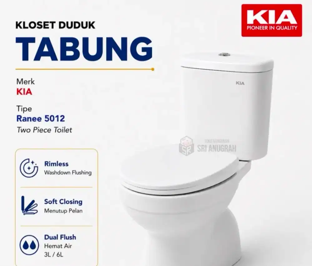 Kloset duduk Americand Standar KIA
