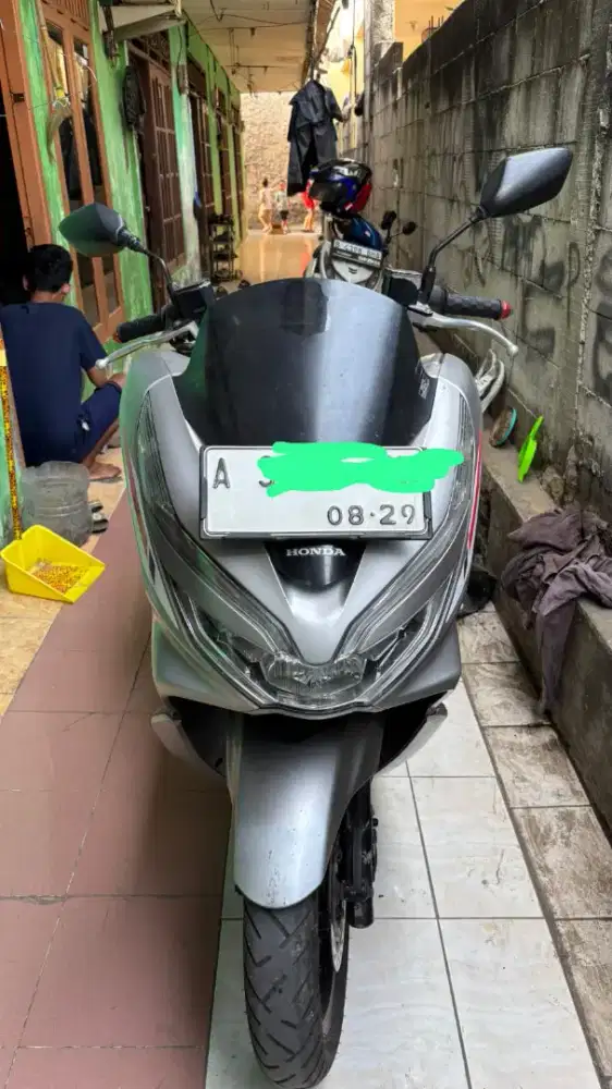Honda PCX 150 ABS 2019 Silver Suratan Lengkap Kaleng Panjang 2029
